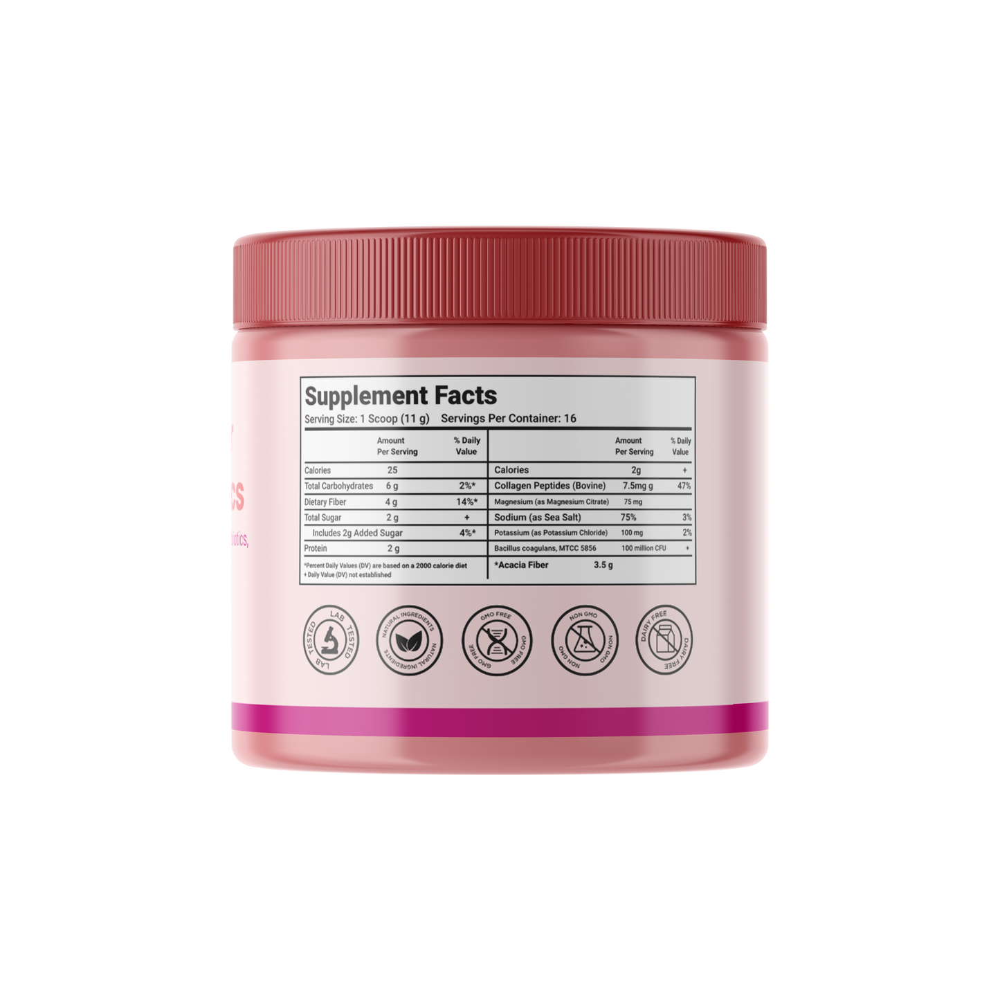 Renvya Daily Fiber + Probiotics Powder – Tropical Breeze Flavor